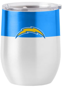 Los Angeles Chargers 16 oz Colorblock Curved Stainless Steel Stemless