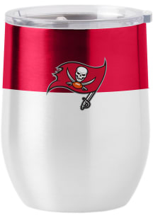 Tampa Bay Buccaneers 16 oz Colorblock Curved Stainless Steel Stemless