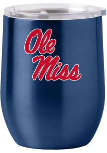 Ole Miss Rebels 16 oz Flipside Curved Stainless Steel Stemless