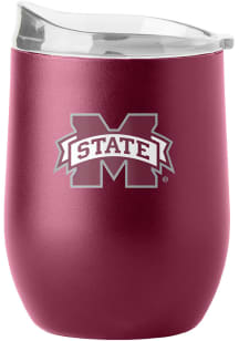 Mississippi State Bulldogs 16 oz Flipside Powder Coat Curved Stainless Steel Stemless