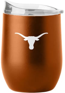 Texas Longhorns 16 oz Flipside Powder Coat Curved Stainless Steel Stemless