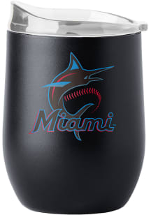 Miami Marlins 16 oz Flipside Powder Coat Curved Stainless Steel Stemless