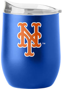 New York Mets 16 oz Flipside Powder Coat Curved Stainless Steel Stemless
