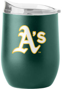 Oakland Athletics 16 oz Flipside Powder Coat Curved Stainless Steel Stemless