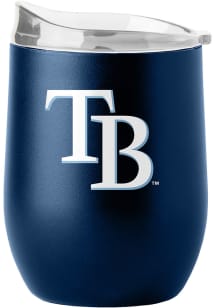 Tampa Bay Rays 16 oz Flipside Powder Coat Curved Stainless Steel Stemless