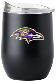 Baltimore Ravens 16 oz Flipside Powder Coat Curved Stainless Steel Stemless