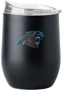 Carolina Panthers 16 oz Flipside Powder Coat Curved Stainless Steel Stemless