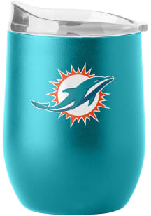 Miami Dolphins 16 oz Flipside Powder Coat Curved Stainless Steel Stemless