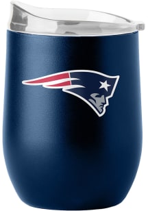 New England Patriots 16 oz Flipside Powder Coat Curved Stainless Steel Stemless