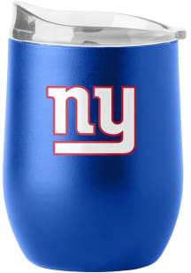New York Giants 16 oz Flipside Powder Coat Curved Stainless Steel Stemless