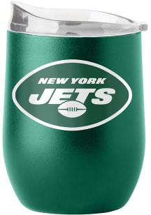 New York Jets 16 oz Flipside Powder Coat Curved Stainless Steel Stemless