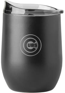 Chicago Cubs 16 oz Etch Powder Coat Curved Stainless Steel Stemless
