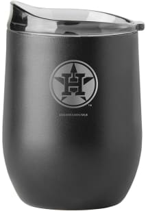 Houston Astros 16 oz Etch Powder Coat Curved Stainless Steel Stemless