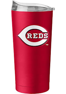 Logo Brands Cincinnati Reds 20 oz Flipside Powder Coat Stainless Steel Tumbler - Red