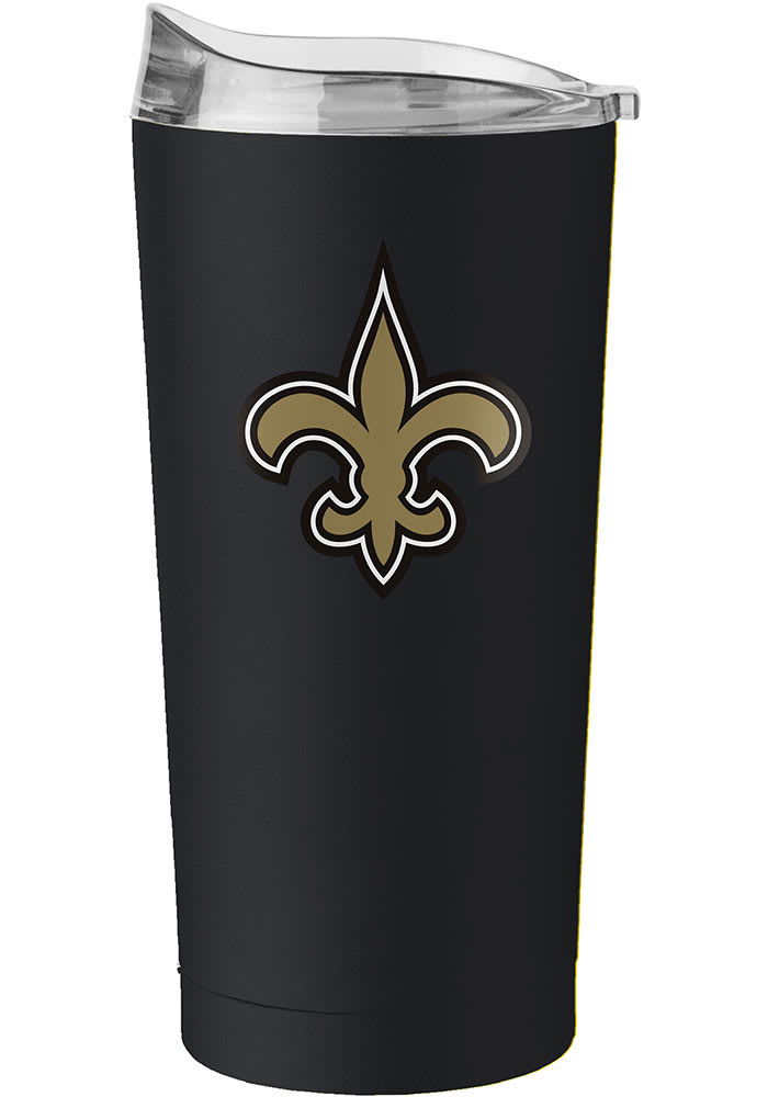 New Orleans Saints 20 oz Flipside Powder Coat Stainless Steel Tumbler - Black