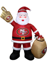 San Francisco 49ers Red Outdoor Inflatable Santa