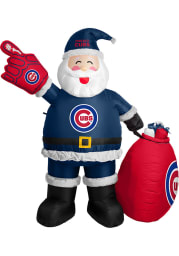 Chicago Cubs Red Outdoor Inflatable Santa