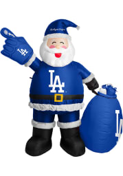 Los Angeles Dodgers Blue Outdoor Inflatable Santa