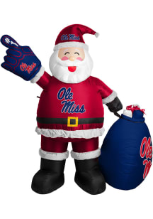 Ole Miss Rebels Red Outdoor Inflatable 7ft Santa