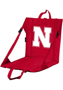 Red Nebraska Cornhuskers Team Logo Stadium Seat