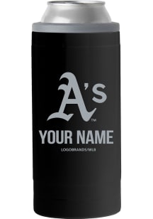 Oakland Athletics Personalized 12 oz Slim Can Stainless Steel Coolie