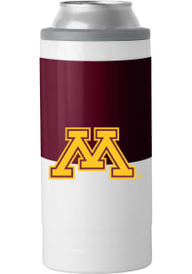 Red Minnesota Golden Gophers 12 oz Colorblock Slim Stainless Steel Coolie