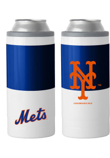 New York Mets 12 oz Colorblock Slim Stainless Steel Coolie