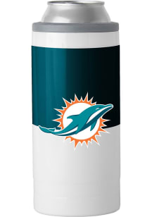 Miami Dolphins 12 oz Colorblock Slim Stainless Steel Coolie