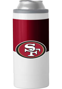San Francisco 49ers 12 oz Colorblock Slim Stainless Steel Coolie