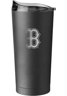 Boston Red Sox 20 oz Etch Powder Coat Stainless Steel Tumbler - Black