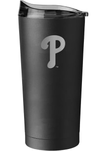 Philadelphia Phillies 20 oz Etch Powder Coat Stainless Steel Tumbler - Black