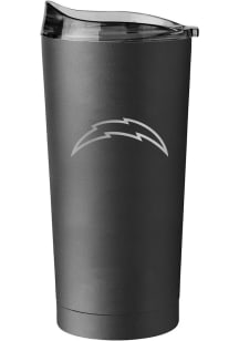 Los Angeles Chargers 20 oz Etch Powder Coat Stainless Steel Tumbler - Black