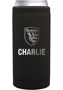 San Jose Earthquakes Personalized 12 oz Slim Can Stainless Steel Coolie
