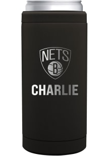 Brooklyn Nets Personalized 12 oz Slim Can Stainless Steel Coolie