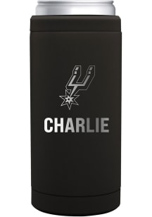 San Antonio Spurs Personalized 12 oz Slim Can Stainless Steel Coolie