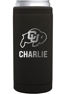Colorado Buffaloes Personalized 12 oz Slim Can Stainless Steel Coolie