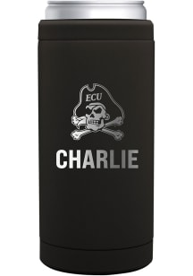 East Carolina Pirates Personalized 12 oz Slim Can Stainless Steel Coolie