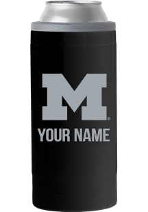 Michigan Wolverines Personalized 12 oz Slim Can Stainless Steel Coolie