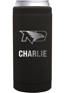 North Dakota Fighting Hawks Personalized 12 oz Slim Can Stainless Steel Coolie