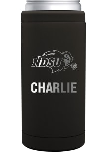 North Dakota State Bison Personalized 12 oz Slim Can Stainless Steel Coolie