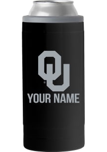 Oklahoma Sooners Personalized 12 oz Slim Can Stainless Steel Coolie