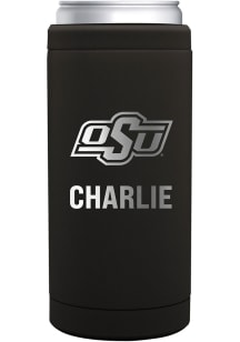 Oklahoma State Cowboys Personalized 12 oz Slim Can Stainless Steel Coolie