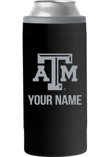 Texas A&amp;M Aggies Personalized 12 oz Slim Can Stainless Steel Coolie