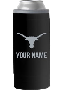 Texas Longhorns Personalized 12 oz Slim Can Stainless Steel Coolie