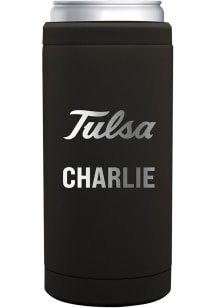 Tulsa Golden Hurricane Personalized 12 oz Slim Can Stainless Steel Coolie