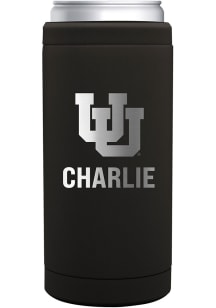 Utah Utes Personalized 12 oz Slim Can Stainless Steel Coolie