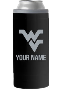 West Virginia Mountaineers Personalized 12 oz Slim Can Stainless Steel Coolie