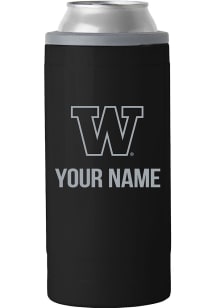 Washington Huskies Personalized 12 oz Slim Can Stainless Steel Coolie