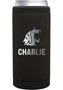 Washington State Cougars Personalized 12 oz Slim Can Stainless Steel Coolie
