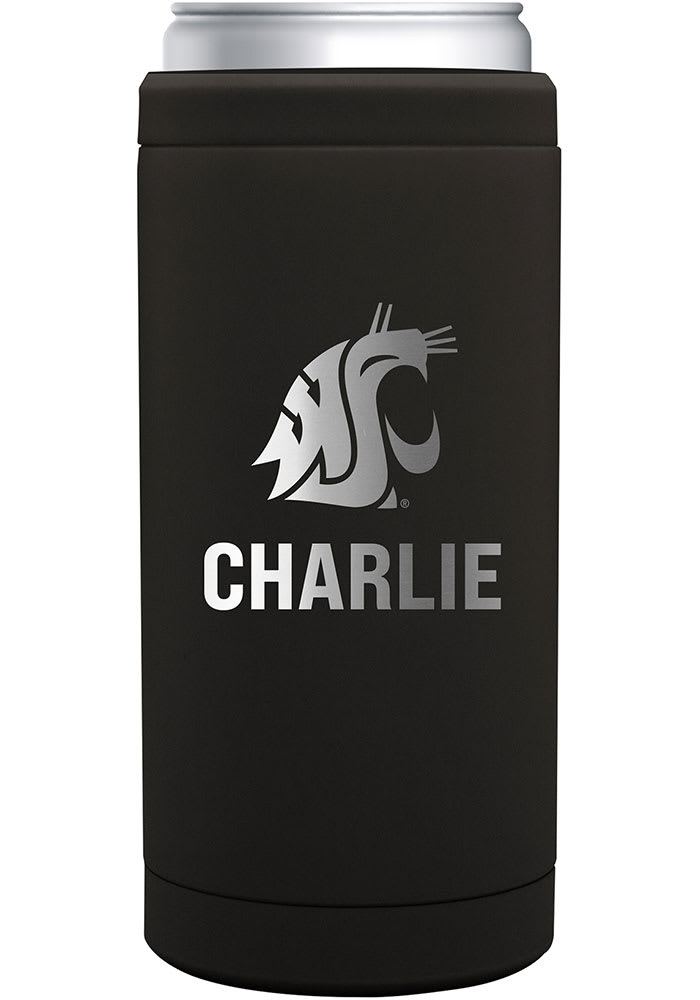 Washington State Cougars Personalized 12 oz Slim Can Coolie